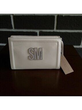 STEVE MADDEN Bjayda Chalk Cosmetic Makeup Bag NEW NWT